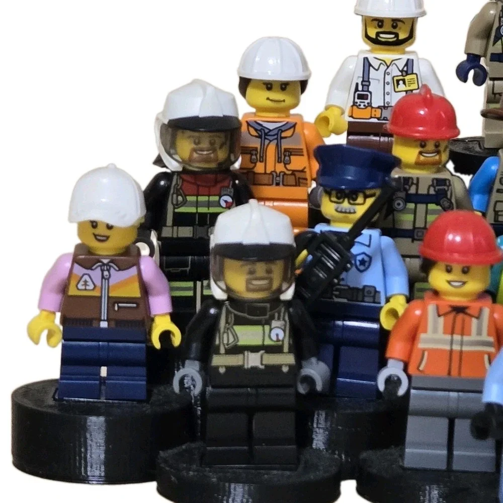 Mixed LOT 20 Lego Mini Figures With Stand